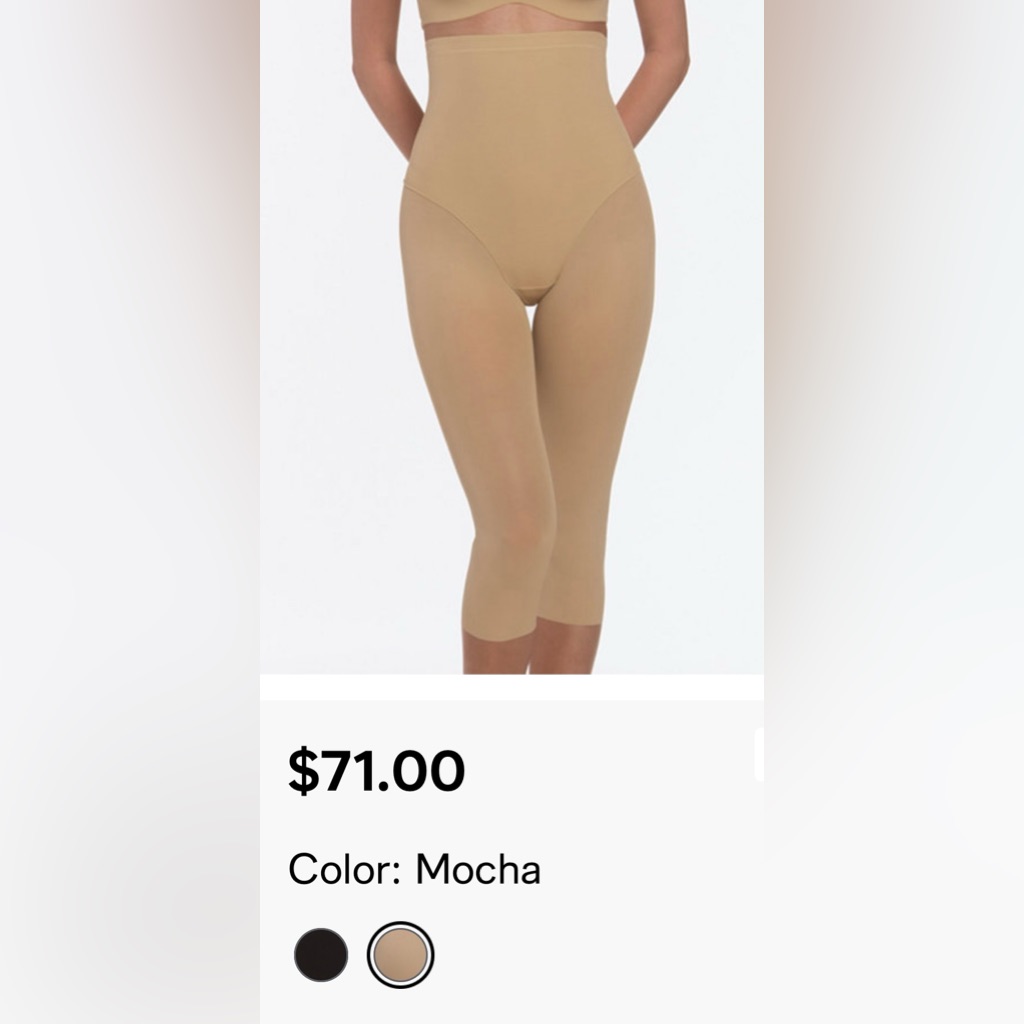 High-Waisted Shapewear Leggings In Mocha